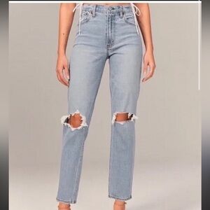Abercrombie & Fitch The Mom Jean - High Rise, Curve Love